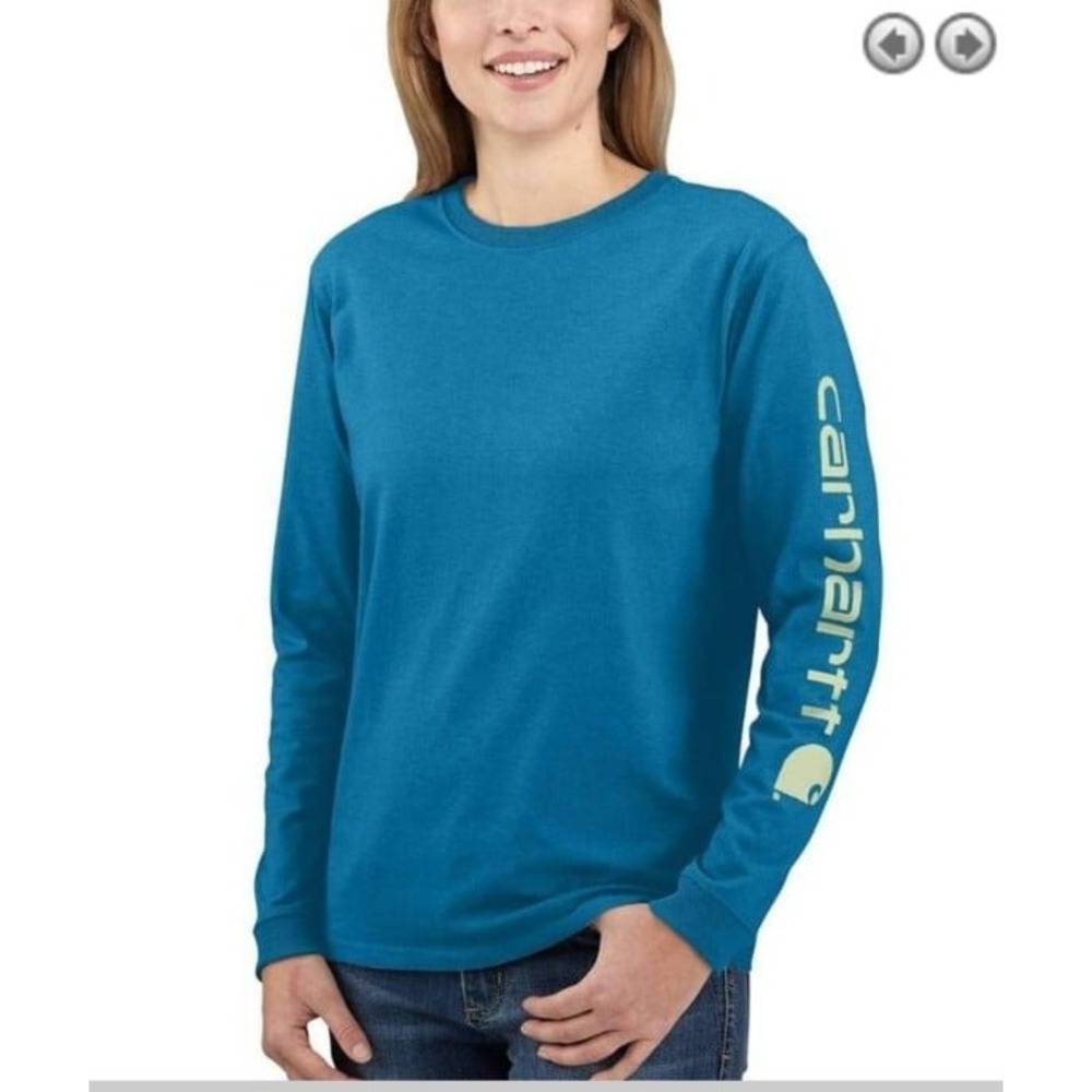 Carhartt marine blue long sleeve wm size XXL new with tags TK0231-W